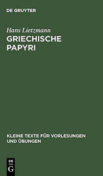 portada Griechische Papyri (en Griego Antiguo)