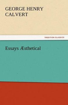portada essays aesthetical (en Inglés)