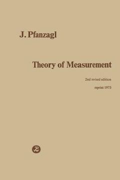 portada theory of measurement. (en Inglés)