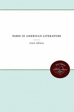 portada paris in american literature (en Inglés)