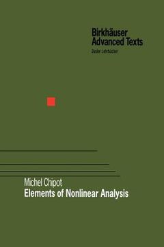 portada Elements of Nonlinear Analysis (en Inglés)