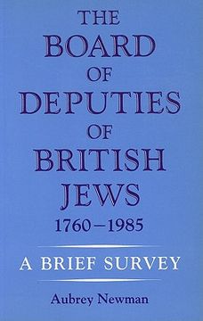 portada the board of deputies of british jews 1760-1985: a brief survey