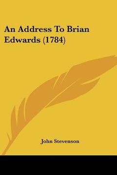 portada an address to brian edwards (1784) (in English)