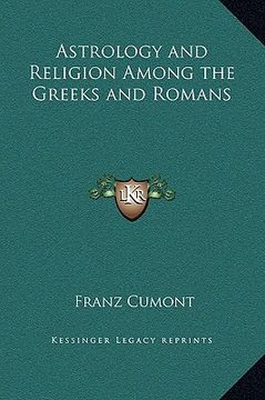 portada astrology and religion among the greeks and romans (en Inglés)