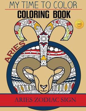 portada Aries Zodiac Sign - Adult Coloring Book (en Inglés)