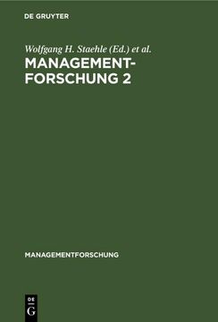 portada Managementforschung 2 (in German)