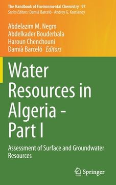 portada Water Resources in Algeria - Part I: Assessment of Surface and Groundwater Resources (in English)