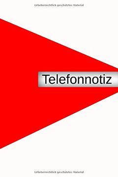 portada Telefonnotiz: Anruf Telefon Büro Anrufer Notiz Anmerkung Organisation Agentur (in German)