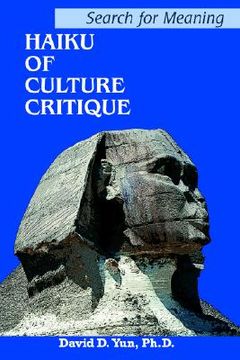 portada haiku of culture critique: search for meaning (in English)