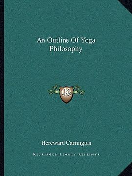 portada an outline of yoga philosophy (in English)