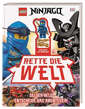 portada Lego® Ninjago® Rette die Welt: Sei der Held Entscheide das Abenteuer! Mit Exklusiver Minifigur (in German)