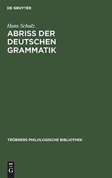 portada Abriss der Deutschen Grammatik (en Alemán)