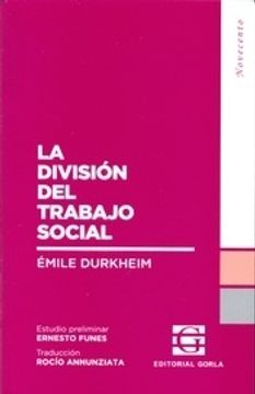 La división del trabajo social (in Spanish)