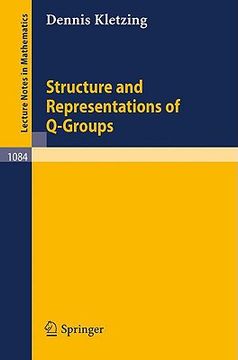 portada structure and representations of q-groups (en Inglés)