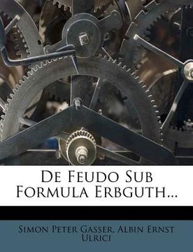 portada de feudo sub formula erbguth... (en Inglés)
