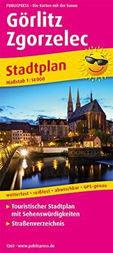portada Görlitz, Zgorzelec: Touristischer Stadtplan mit Sehenswürdigkeiten und Straßenverzeichnis. 1: 14000 (Stadtplan / sp) (en Alemán)