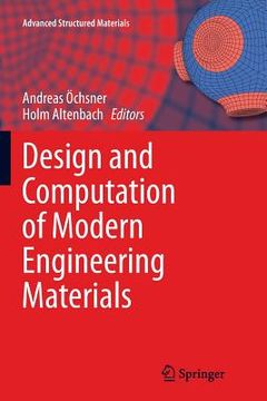 portada Design and Computation of Modern Engineering Materials (en Inglés)