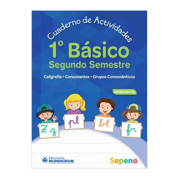 portada 1° Basico 2° Semestre Horizontal. Cuaderno De Actividades (in Spanish)