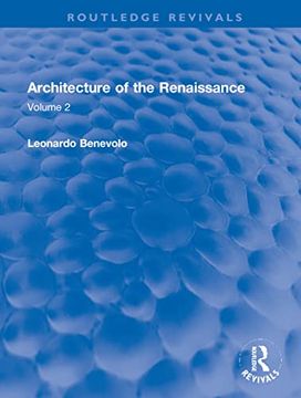 portada Architecture of the Renaissance: Volume 2 (en Inglés)