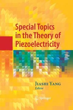 portada Special Topics in the Theory of Piezoelectricity (in English)