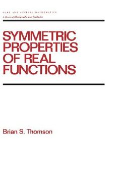 portada symmetric properties of real functions (in English)