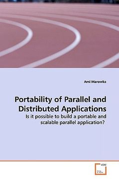 portada portability of parallel and distributed applications (en Inglés)