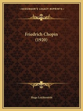 portada Friedrich Chopin (1920) (en Alemán)