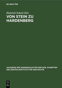 portada Von Stein zu Hardenberg: Dokumente aus dem Interimsministerium Altenstein/Dohna (in German)