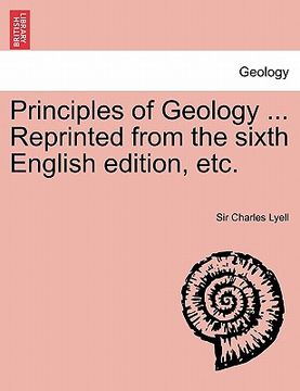 portada principles of geology ... reprinted from the sixth english edition, etc. vol.ii (in English)