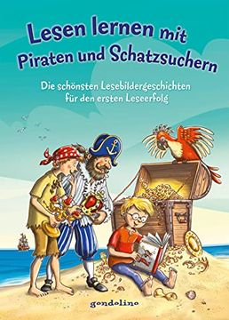 portada Lesen Lernen mit Piraten und Schatzsuchern: Die Schönsten Lesebildergeschichten für den Ersten Leseerfolg (en Alemán)