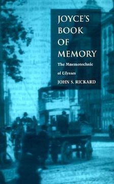 portada joyce s book of memory: the mnemotechnic of ulysses (en Inglés)