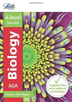 portada Letts A-Level Practice Test Papers - New 2015 Curriculum - Aqa A-Level Biology: Practice Test Papers (en Inglés)