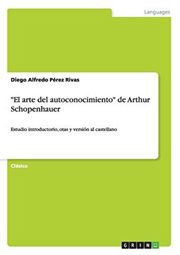 portada "el Arte del Autoconocimiento" de Arthur Schopenhauer