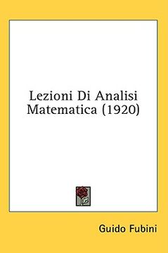 portada lezioni di analisi matematica (1920) (en Inglés)
