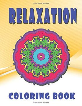 portada Relaxation Coloring Book: High Quality Mandala Coloring Book, Relaxation and Meditation Coloring Book (Mandala Coloring Books for Adults Spiral) (in English)