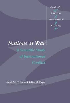 portada Nations at war Hardback: A Scientific Study of International Conflict (Cambridge Studies in International Relations) (en Inglés)