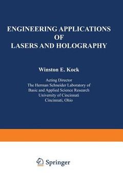 portada Engineering Applications of Lasers and Holography (en Inglés)