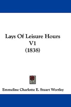 portada lays of leisure hours v1 (1838) (en Inglés)