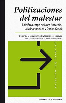 portada Politizaciones Del Malestar Derecho A La Angustia (in Spanish)