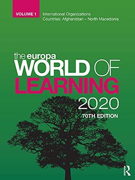 portada Europa World of Learning 2020 Volume 1 (in English)