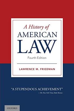 portada A History of American law (en Inglés)