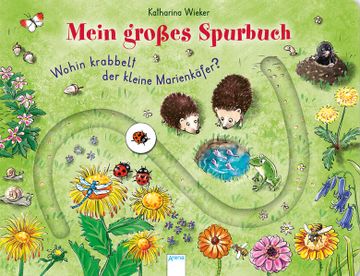 portada Wohin Krabbelt der Kleine Marienkäfer? Mein Großes Spurbuch Mein Großes Spurbuch (in German)