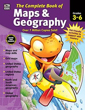 portada Complete Book of Maps & Geography, Grades 3 - 6 (en Inglés)