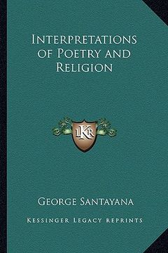 portada interpretations of poetry and religion (en Inglés)