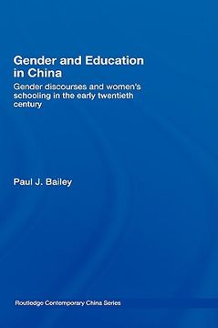 portada gender and education in china (en Inglés)