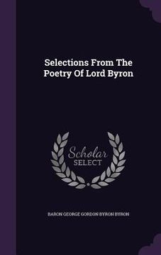 portada Selections From The Poetry Of Lord Byron