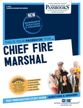portada Chief Fire Marshal (C-3431): Passbooks Study Guide Volume 3431 (en Inglés)