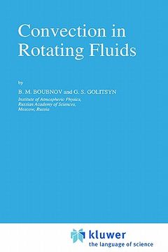 portada convection in rotating fluids (en Inglés)