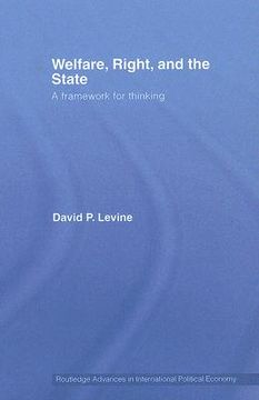 portada welfare, right and the state: a framework for thinking (in English)