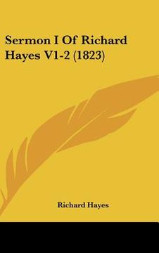 portada sermon i of richard hayes v1-2 (1823) (en Inglés)